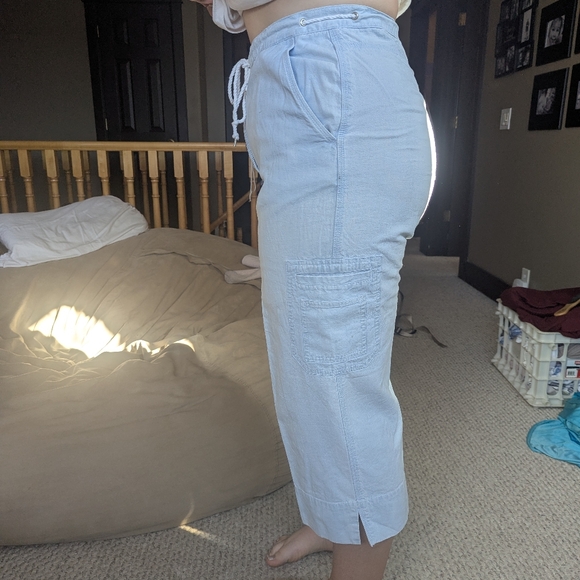Lauren Denim Co. Capris size 12 light blue - Picture 10 of 10